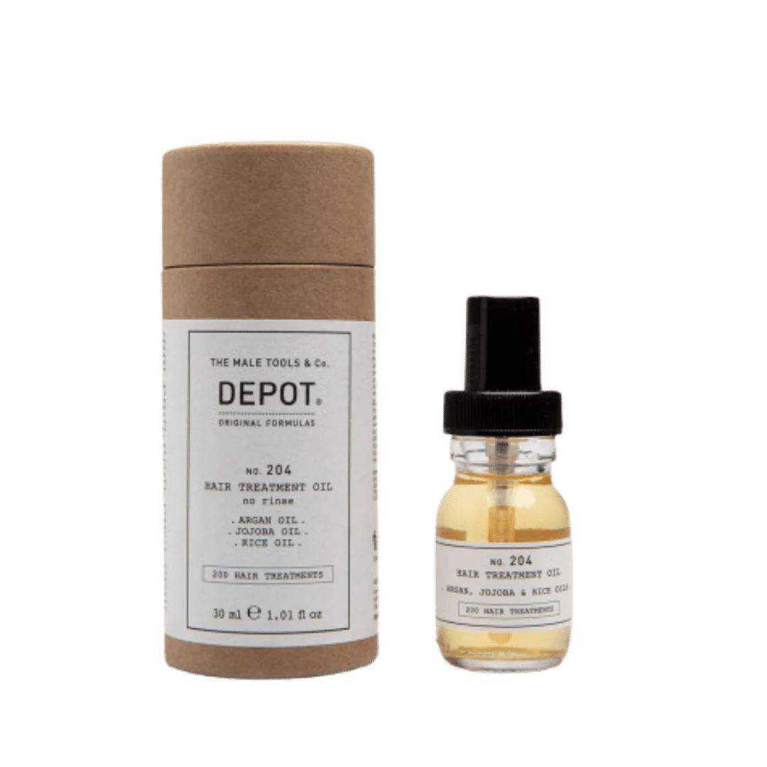 DEPOT 204 Olio Idratante per Capelli Crespi 30 ml