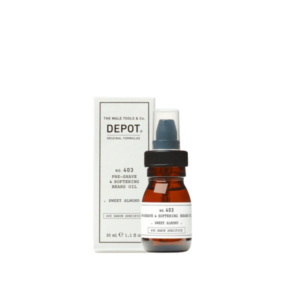 DEPOT 403 Olio Pre-Rasatura e Ammorbidente Barba 30 ml