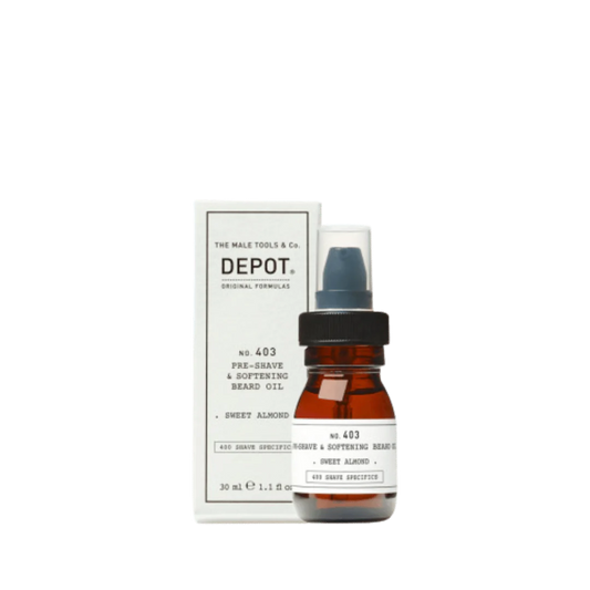 DEPOT 403 Olio Pre-Rasatura e Ammorbidente Barba 30 ml