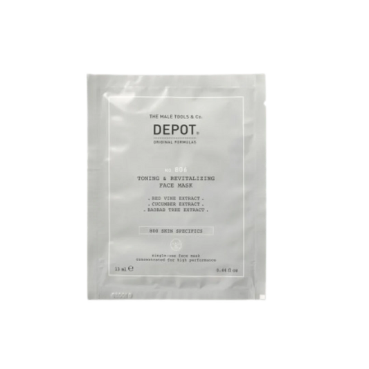 DEPOT 806 Maschera Tonificante e Rivitalizzante Busta 13 ml