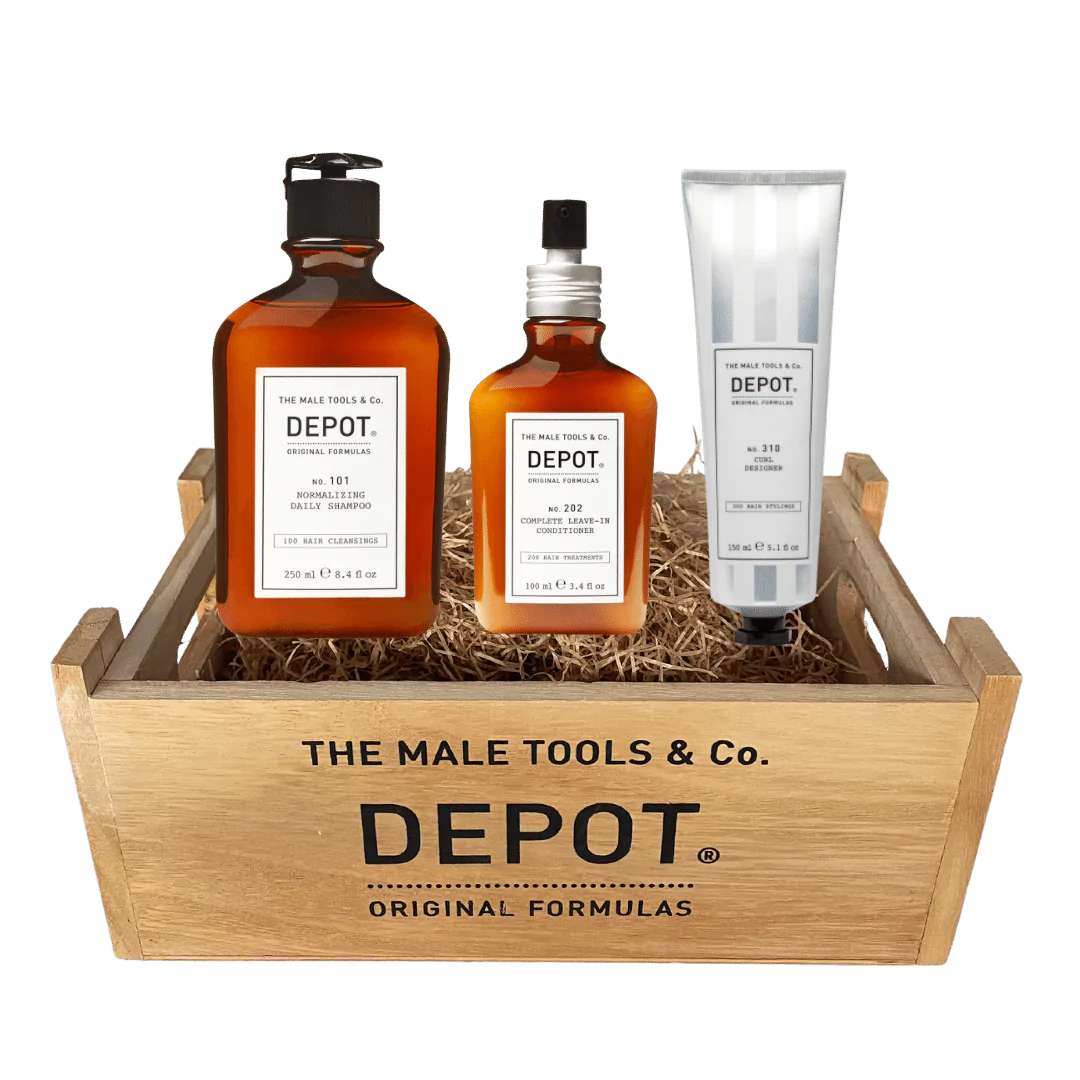 DEPOT Kit Completo per Capelli Ricci